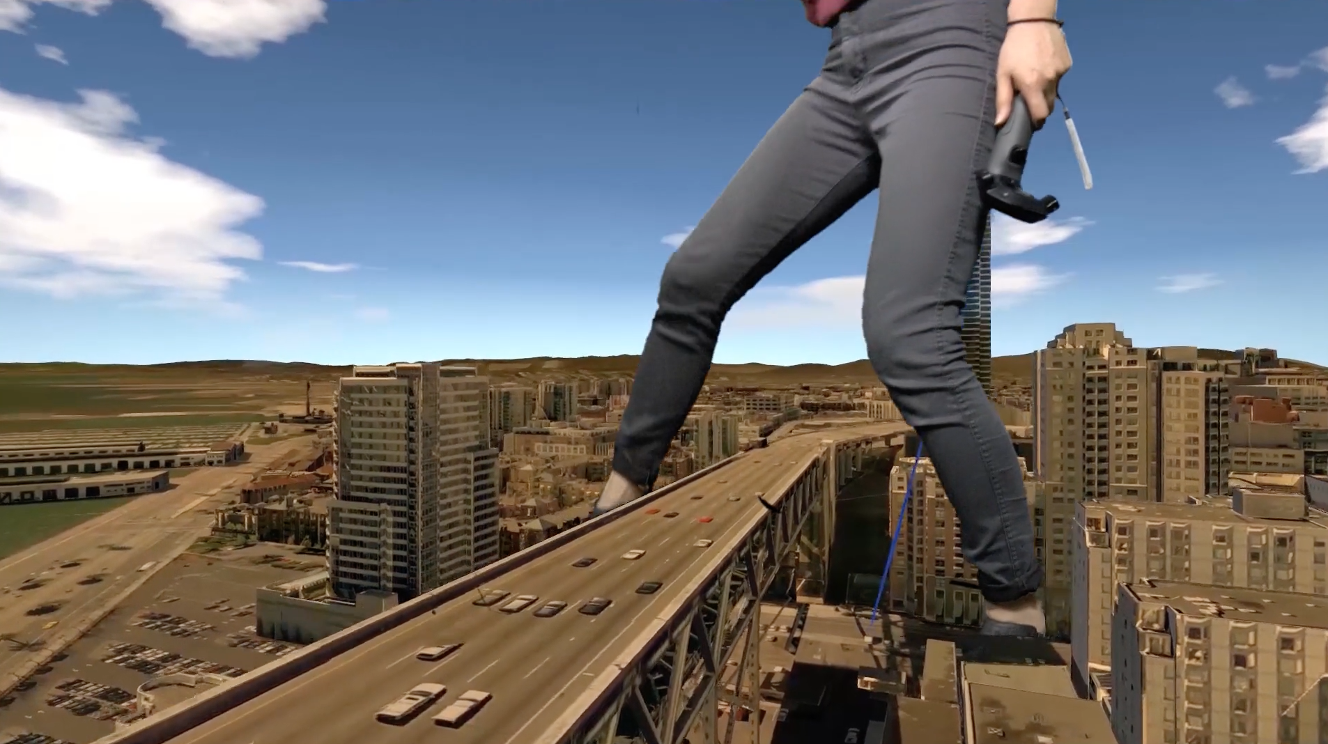ゴジラ気分をVRで体験。巨人化できるHTC Vive向けVRアプリ「City VR」登場。Google Earthの地形データベース上で描画 ...