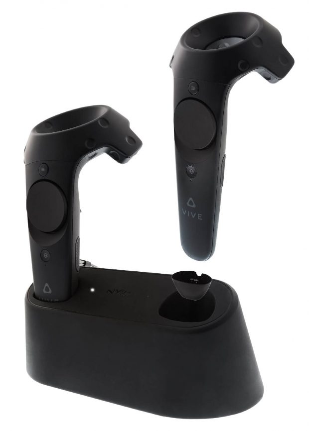 HTC Vive/PS VRモーションコントローラ充電ドック、PS VR向け「Y字型 